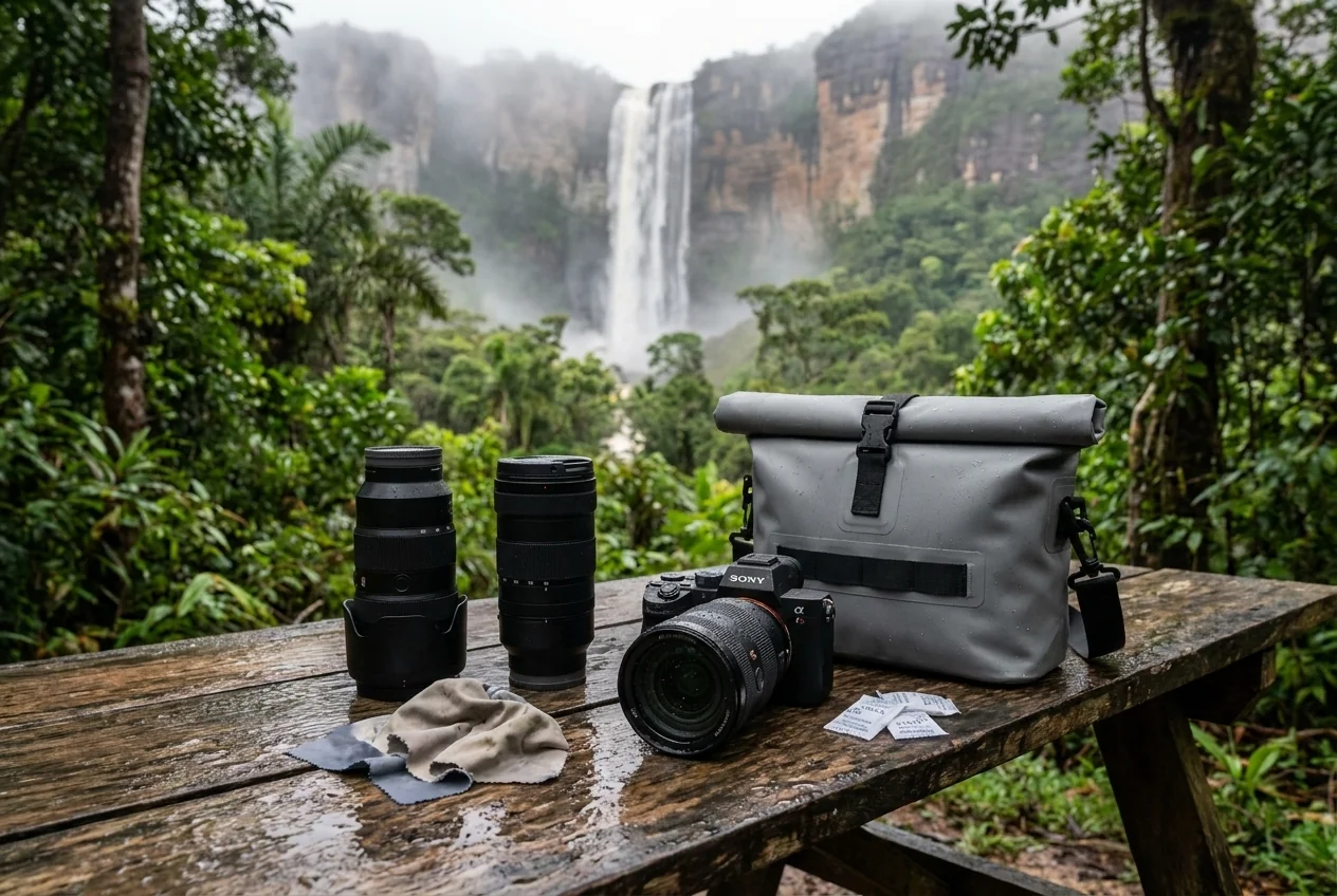 Cameras, Drones, and Dry Bags: Protecting Your Gear at Angel Falls