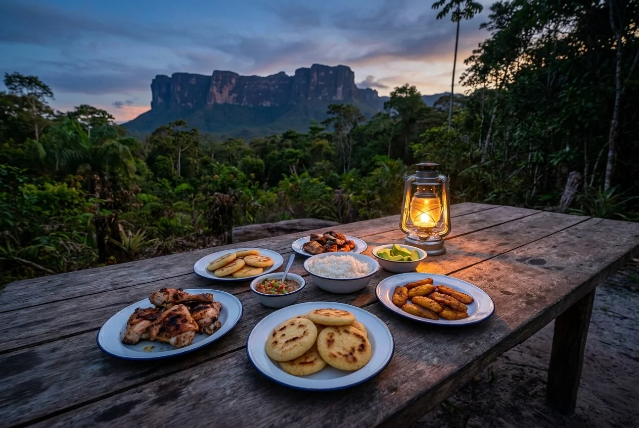 What You Will Eat on an Angel Falls Tour: Camp Food and Local Dishes