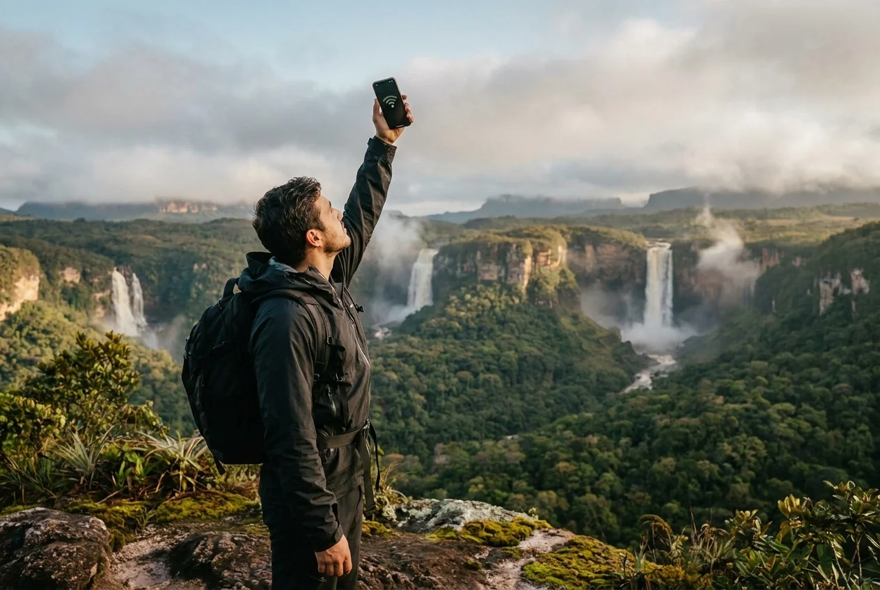Phone Signal and Internet: Staying Connected on an Angel Falls Trip